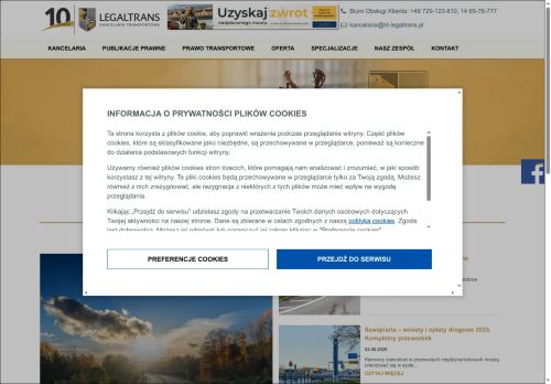 Kancelaria Transportowa
LEGALTRANS Sp. z o.o.